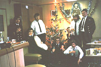 Officers in lounge