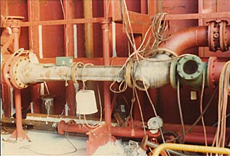 View of ballast low pressure ejector