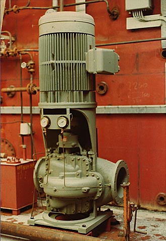 Main ballast pump before pipework is attached