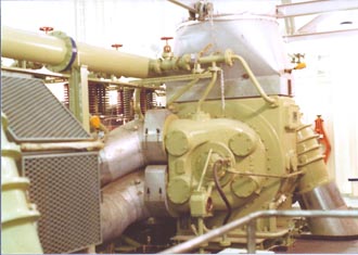 View of aft turbo-blower