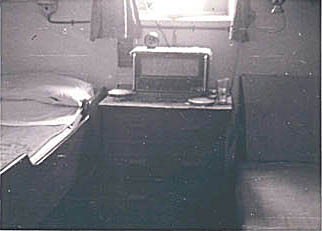 Radio officers cabin