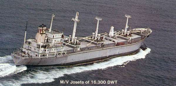 Josefa at sea
