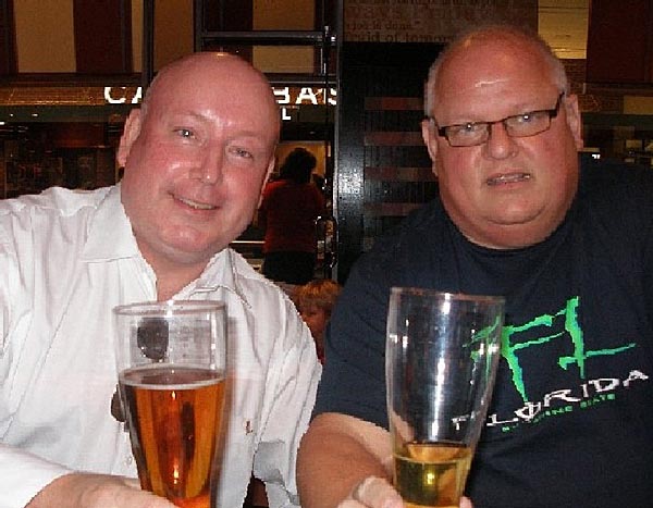 Paul and Jerry in Tampa International Airport