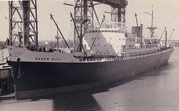 Queen City in port 1958