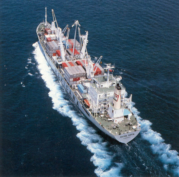 Silvia Sofia at sea